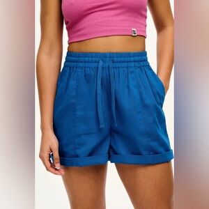 NWOT Lucy and Yak charlie shorts in blue